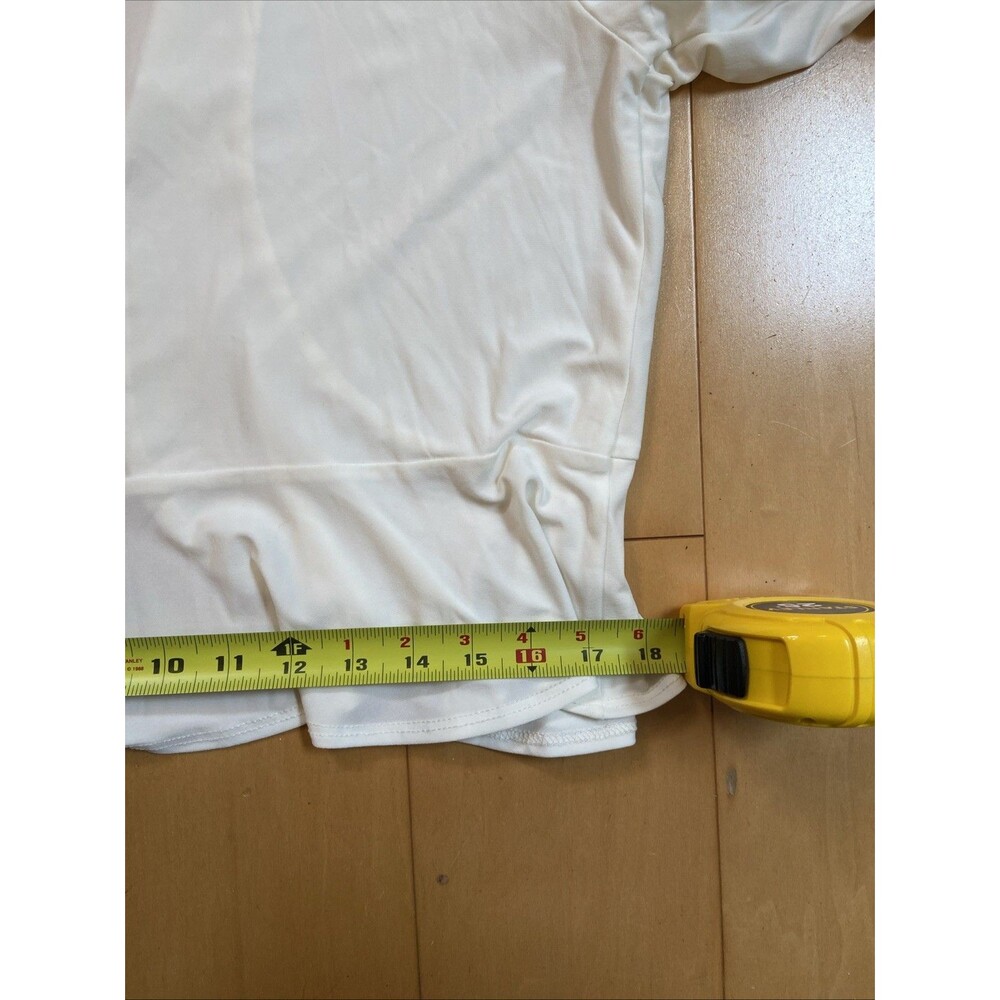 OFF WHITE CARDI Clara Sun Woo Womens Three Quarter Sleeve Comfy Cardigan Size S - Picture 9 of 10